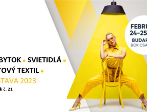 Výstava v Budapešti „NÁBYTOK-SVIETIDLÁ-BYTOVÝ TEXTIL 2023“