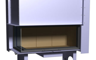 Krbová vložka Deltako IF L120 – krb s rovným presklením